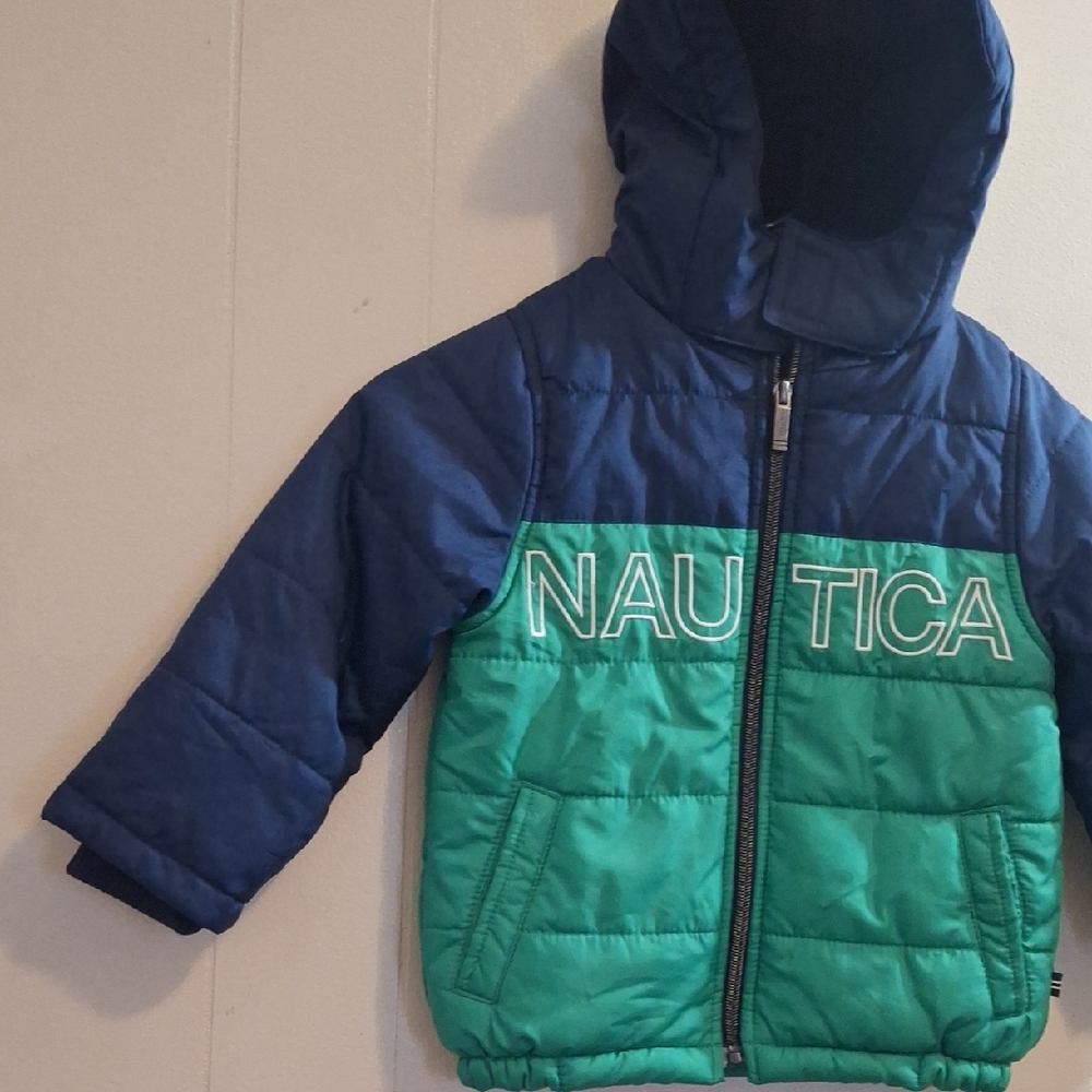 Nautica Two-Tone Blue and Green Jacket